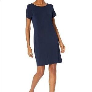 Ronni nicole dress short sleeves blue size L gently preloved